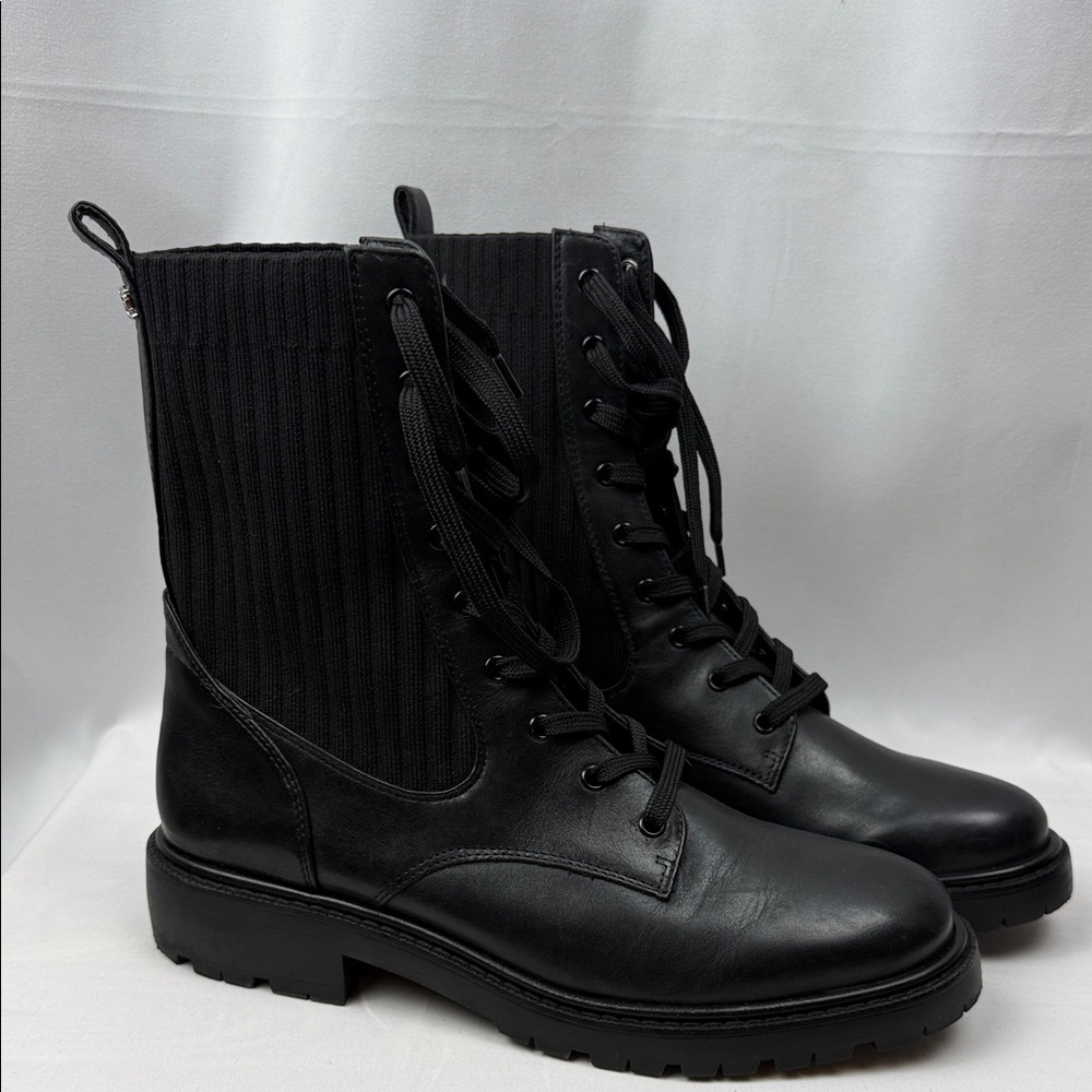 Sam Edelman Black Combat Boots